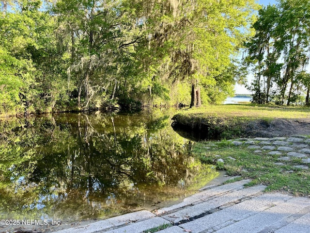 510 W Hillsborough Ave, Florahome, FL 32140 - view of yard featuring a water view