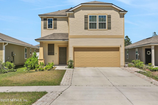 2351 Oak Stream Dr, Green Cove Springs, FL 32043 - view of front of home featuring concrete driveway and an attached garage