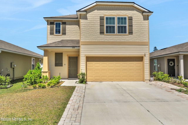 2351 Oak Stream Dr, Green Cove Springs, FL 32043 - view of front of house featuring an attached garage and driveway