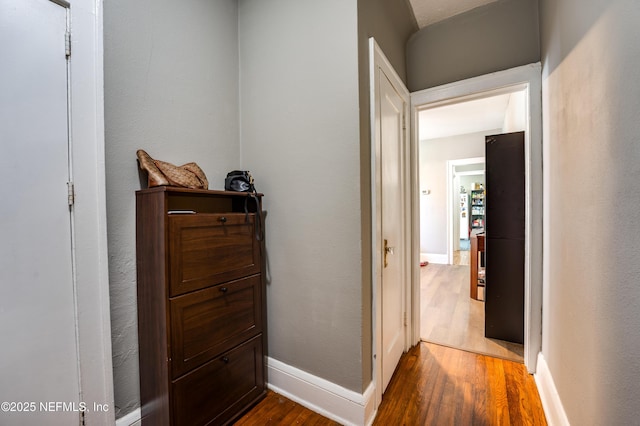 2649 Dellwood Ave, Jacksonville, FL 32204 - hallway featuring baseboards and wood finished floors