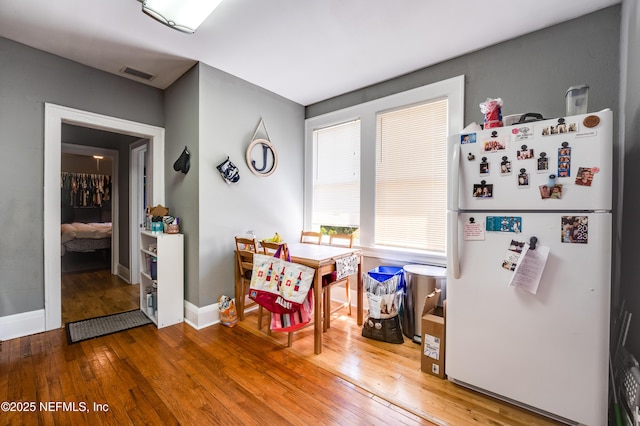 2649 Dellwood Ave, Jacksonville, FL 32204 - playroom featuring baseboards, wood-type flooring, and visible vents
