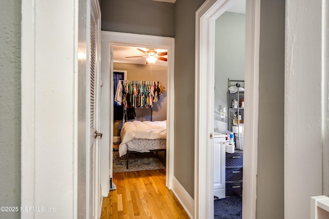 2649 Dellwood Ave, Jacksonville, FL 32204 - hall featuring light wood-style flooring