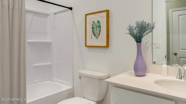 2781 Seasons Rd, Green Cove Springs, FL 32043 - bathroom featuring shower / bathing tub combination, toilet, and vanity