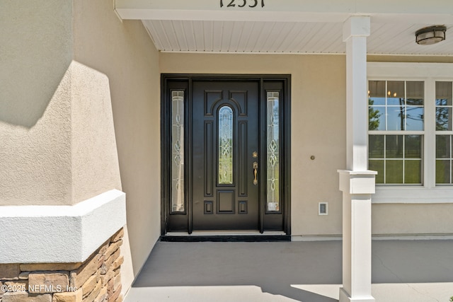 12531 County Road 121, Bryceville, FL 32009 - entrance to property with stucco siding