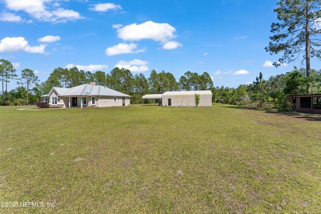 12531 County Road 121, Bryceville, FL 32009 - view of yard with a carport