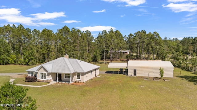 12531 County Road 121, Bryceville, FL 32009 - aerial view featuring a forest view