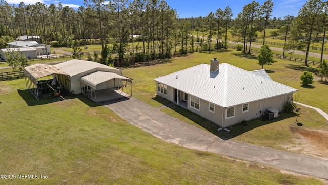 12531 County Road 121, Bryceville, FL 32009 - drone / aerial view featuring a rural view