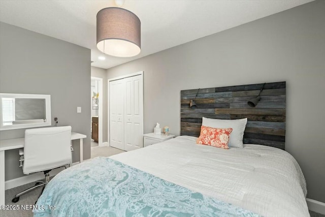 489 Citrus Ridge Dr, Ponte Vedra, FL 32081 - bedroom featuring carpet flooring, a closet, and baseboards