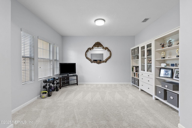 169 S Field Crest Dr, Saint Augustine, FL 32092 - interior space featuring baseboards, visible vents, and carpet