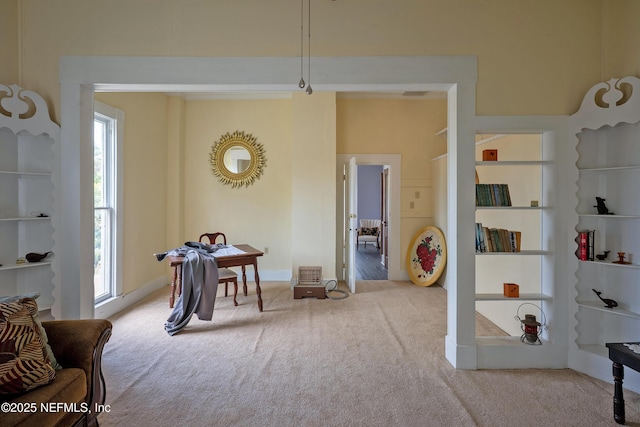 627 Emmett St, Palatka, FL 32177 - playroom with built in features and carpet floors