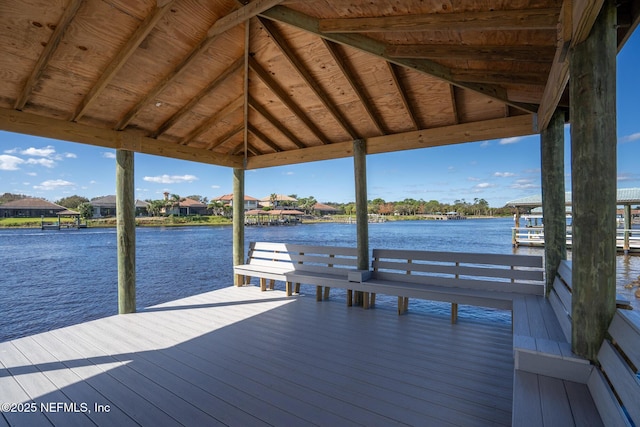 8 Island Estates Pkwy, Palm Coast, FL 32137 - view of dock featuring a water view