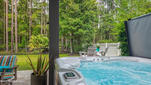 184 Rockcreek Dr, Saint Johns, FL 32259 - view of pool featuring a hot tub