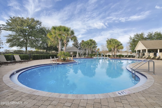 3699 Summit Oaks Dr, Green Cove Springs, FL 32043 - pool with a gazebo and a patio area