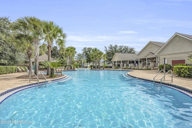 3699 Summit Oaks Dr, Green Cove Springs, FL 32043 - community pool featuring a patio