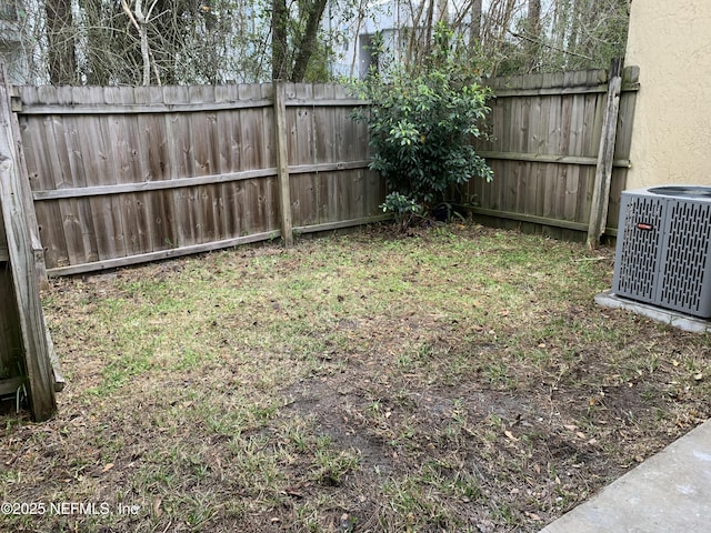 5473 Pinehaven Ct, Jacksonville, FL 32244 - view of yard with central AC unit and fence