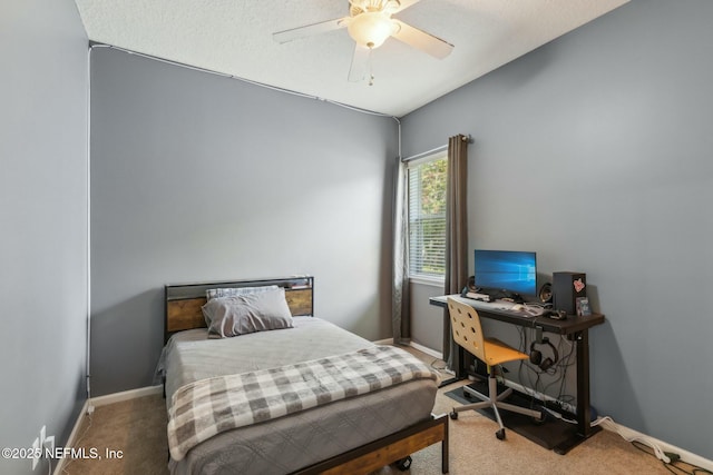 244 W Berkswell Dr, Saint Johns, FL 32259 - carpeted bedroom with baseboards and a ceiling fan