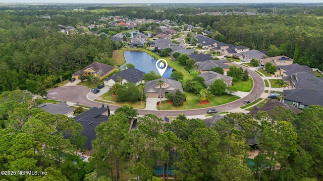 244 W Berkswell Dr, Saint Johns, FL 32259 - bird's eye view featuring a view of trees and a residential view
