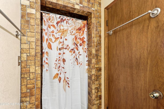 5822 Silver Sands Cir, Keystone Heights, FL 32656 - room details with a shower with curtain