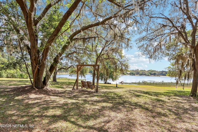 5822 Silver Sands Cir, Keystone Heights, FL 32656 - view of yard with a water view