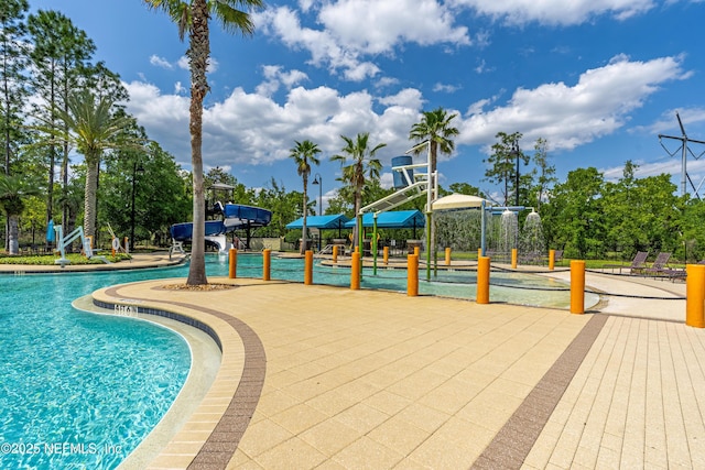 view of pool