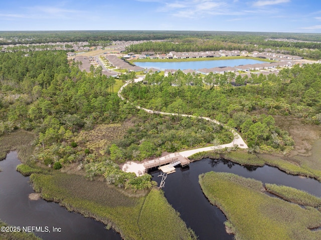 83 Woodgate Dr, Ponte Vedra, FL 32081 - aerial view featuring a water view and a wooded view