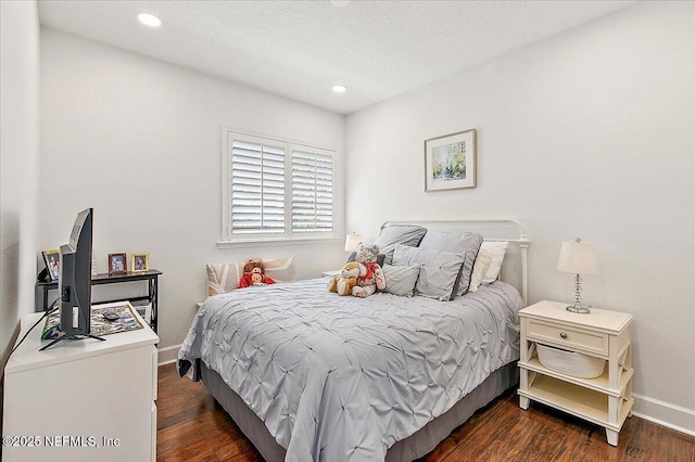 225 Garden Wood Dr, Ponte Vedra, FL 32081 - bedroom with dark wood-type flooring, baseboards, and recessed lighting