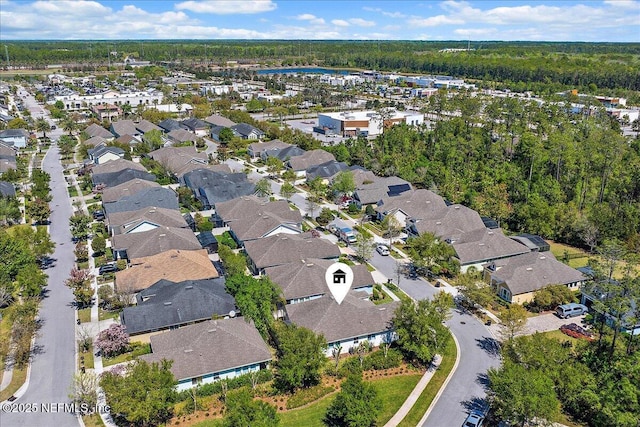 225 Garden Wood Dr, Ponte Vedra, FL 32081 - drone / aerial view with a forest view and a residential view