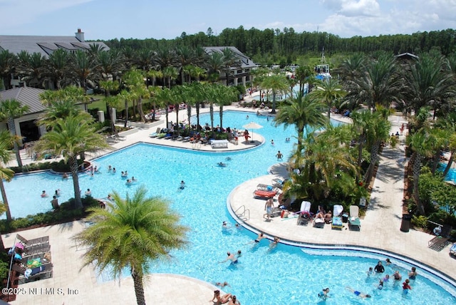225 Garden Wood Dr, Ponte Vedra, FL 32081 - community pool featuring a patio