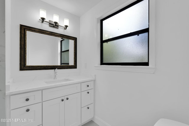 7427 Warner Dr, Jacksonville, FL 32244 - bathroom with toilet and vanity