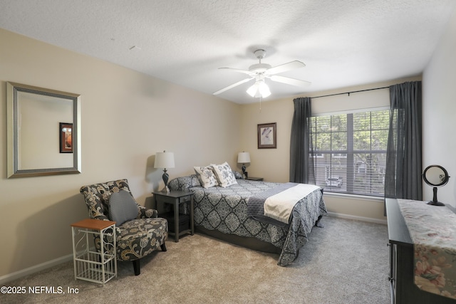 11929 Surfbird Cir Unit 12F, Jacksonville, FL 32256 - bedroom featuring carpet floors, baseboards, and ceiling fan