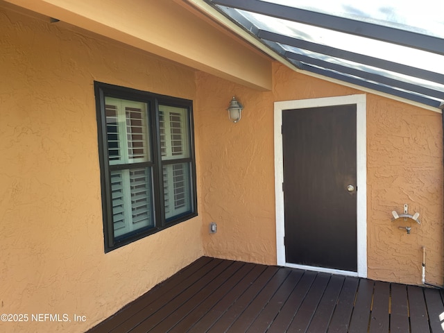 929 Seashell Ln, Ponte Vedra Beach, FL 32082 - property entrance featuring stucco siding