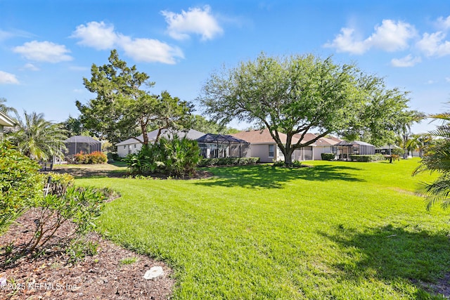 708 El Vergel Ln, Saint Augustine, FL 32080 - view of yard with a residential view and a lanai