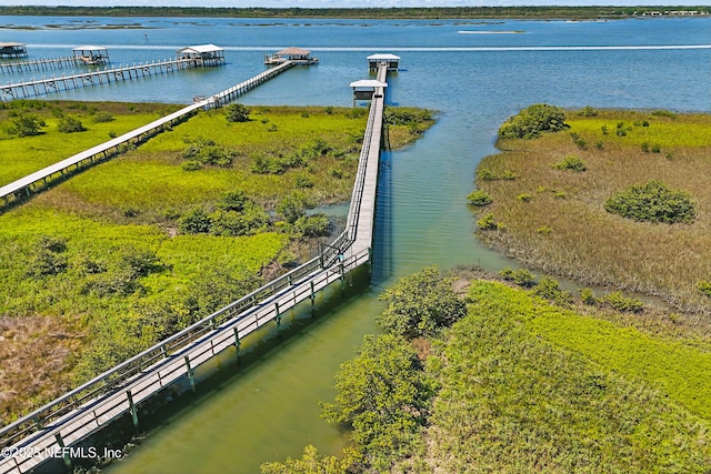708 El Vergel Ln, Saint Augustine, FL 32080 - birds eye view of property with a water view