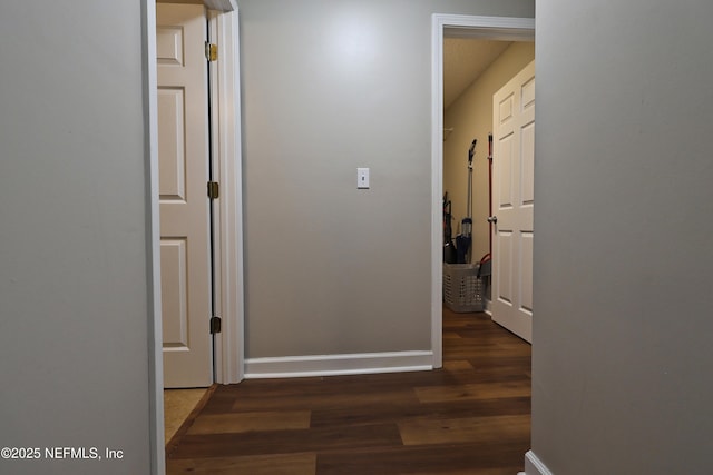 3038 Majestic Oaks Ln, Green Cove Springs, FL 32043 - hall featuring baseboards and wood finished floors