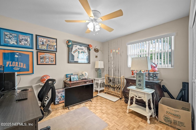 706 Montego Rd E, Jacksonville, FL 32216 - office space with a ceiling fan