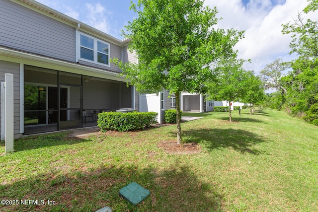 2627 Sandy Dune Dr, Jacksonville, FL 32233 - view of yard with a sunroom