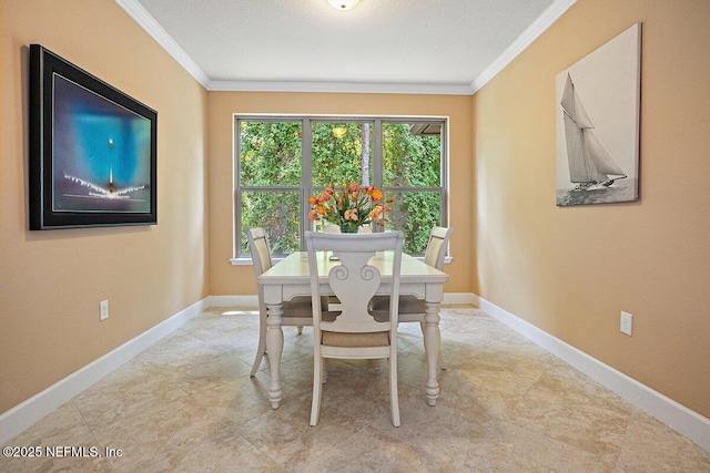 205 Clay Gully Trl, Ponte Vedra, FL 32081 - dining room with crown molding and baseboards