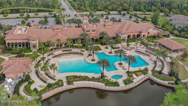 205 Clay Gully Trl, Ponte Vedra, FL 32081 - aerial view of property's location with a pool area