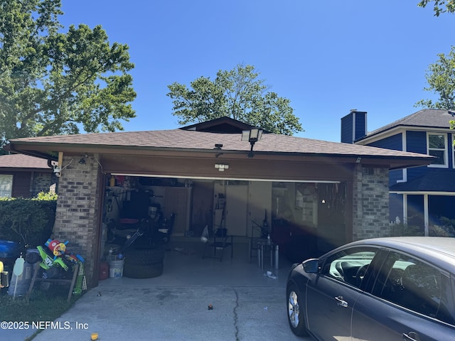 1717 Derringer Rd, Jacksonville, FL 32225 - garage with driveway