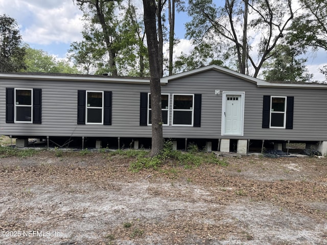 view of manufactured / mobile home