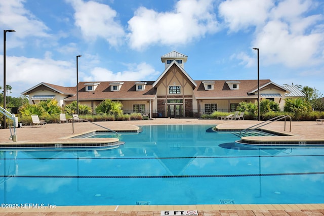 336 Spoonbill Cir, Saint Augustine, FL 32095 - community pool featuring a patio