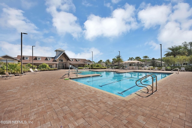 336 Spoonbill Cir, Saint Augustine, FL 32095 - community pool featuring a patio