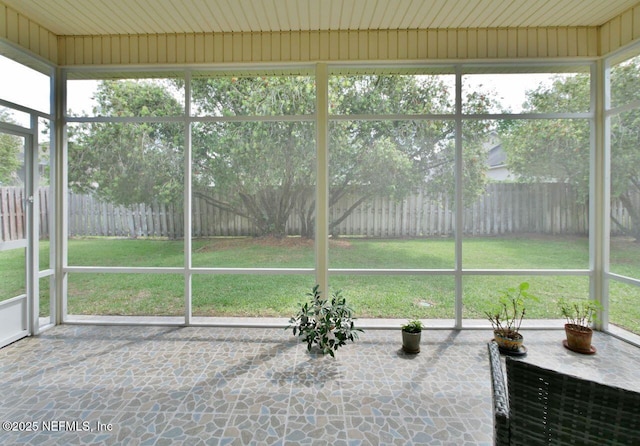 2612 S Waterleaf Dr, Saint Augustine, FL 32092 - view of unfurnished sunroom