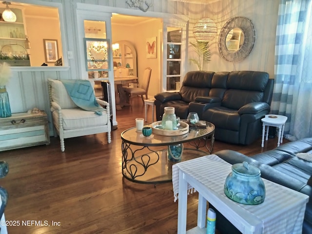 512 Clinton Dr, Orange Park, FL 32073 - living area with wood finished floors