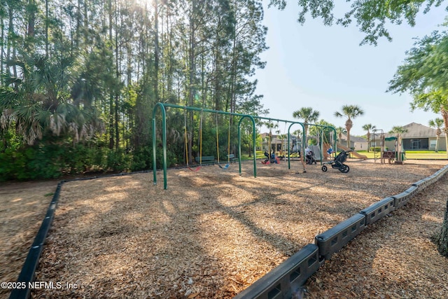 view of communal playground
