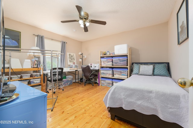 13772 Chipperfield Ln, Jacksonville, FL 32226 - bedroom featuring wood finished floors and a ceiling fan