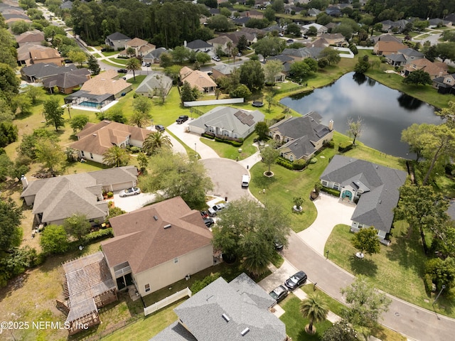 13772 Chipperfield Ln, Jacksonville, FL 32226 - bird's eye view with a water view and a residential view