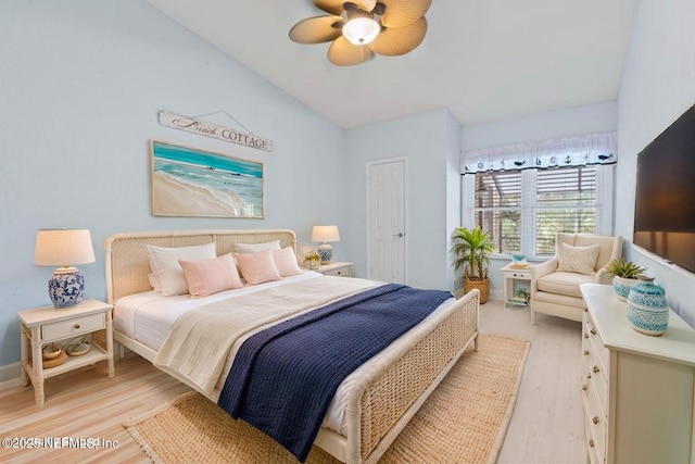 810 Sandpiper Ln, Ponte Vedra Beach, FL 32082 - bedroom with ceiling fan and light wood-style flooring