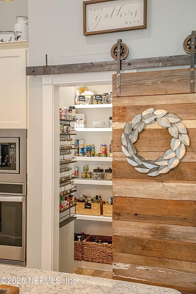 view of pantry