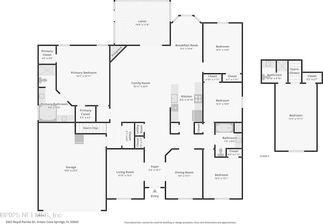 2423 Royal Pointe Dr, Green Cove Springs, FL 32043 - plan